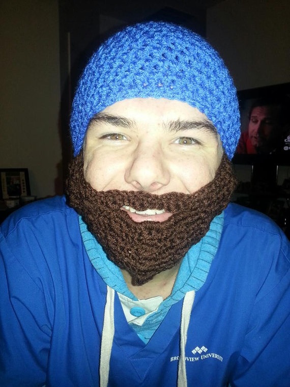 Crochet Beard And Hat Set on Luulla